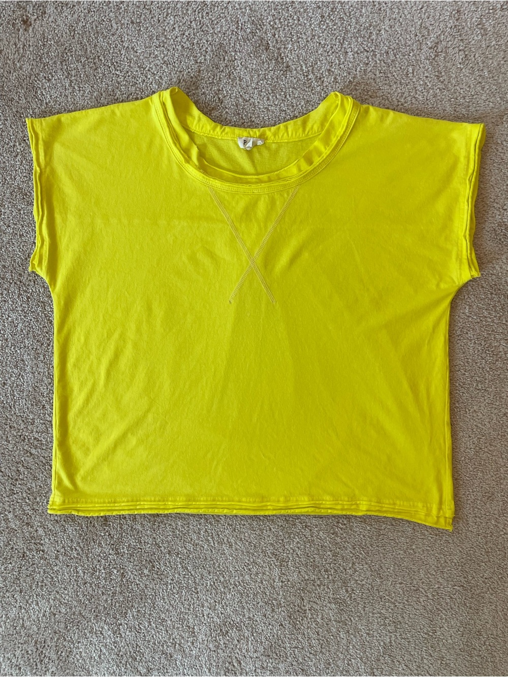 POL Neon Yellow Short Sleeve Tee